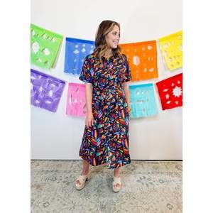 NEW LAYERZ CLOTHING women's vanessa dress in otomi